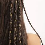 product_image_name-Fashion-34 Pcs Set de Cuff pour Coiffures - Anneaux Métalliques Creux Or pour Dreadlocks et Braids Tubulaires-1