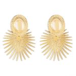 product_image_name-Fashion-Boucles d'oreilles Fleur Étoile Dorée - Or-3