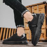 AIDAILU Baskets Chaussures Pour Homme Respirantes Décontractées Chaussures De Sport Baskets Homme - Noir - image 8