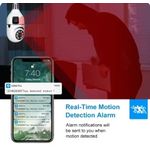 product_image_name-Generic-Caméra WIFI à Ampoule E27, Zoom 10X, Double Objectif, Surveillance Intérieure, Suivi Humain, Caméras Audio Bidirectionnelles Sans Fil, Vision Nocturne Couleur-4