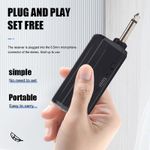 Generic 2pcs Système de microphone sans fil, microphone de karaoké portable UHF - image 4