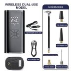 product_image_name-Generic-Pompe à air sans fil Gonfleur électrique portable pour pneu de voiture, vélo, moto Compresseur d'air mini Injecteur d'air pour pneu-5