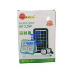 Generic Kit Solaire Portable 6V 3.5W - Éclairage LED Multifonction