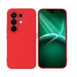Coque En Silicone Compatible Pour Tecno Camon 50 Pro - ROUGE