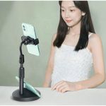 product_image_name-Generic-Support Téléphone Portable Universel Ajustable en Aluminium, Rotation 360°, Pliable, Antidérapant-3