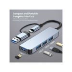 Generic Hub -Type-C 3.0 USB - HDMI Adaptateur-argent gris - image 2