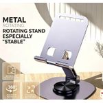 Generic Ajustement 720° du porte-téléphone portable en acier doux pour mobile pliable - image 3