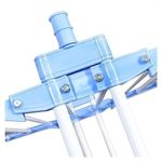 product_image_name-Generic-Séchoir à Linge Pliable - 3 Niveaux Réglables - Grande Capacité Avec Roues - Bleu-7