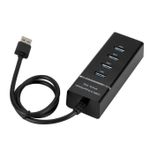 product_image_name-Generic-Pc Multi HUB Usb 3.0, 4 Ports Haute Vitesse, Pour PC De Bureau, Adaptateur D'ordinateur Portable-4