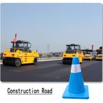 Generic lot de 6 cone de route-bleu-29cm - image 2