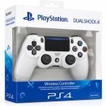 Generic Manette PS4 DualShock 4 Sans Fil - Blanc Glacier