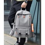 Generic Sac A Dos Avec Port USB GRIS