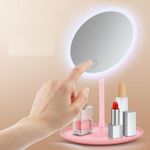 Generic Miroir De Maquillage LED De Bureau Avec Lumière