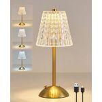 product_image_name-Generic-Lampe De Table LED Rechargeable à Piles, Intensité Variable Et 3 Couleurs, Finition Or Poli, Lampes Tactiles Sans Fil Pour Chambre à Coucher, Salon, Bar, Restaurant-1