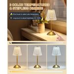 product_image_name-Generic-Lampe De Table LED Rechargeable à Piles, Intensité Variable Et 3 Couleurs, Finition Or Poli, Lampes Tactiles Sans Fil Pour Chambre à Coucher, Salon, Bar, Restaurant-2