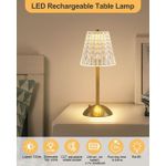 product_image_name-Generic-Lampe De Table LED Rechargeable à Piles, Intensité Variable Et 3 Couleurs, Finition Or Poli, Lampes Tactiles Sans Fil Pour Chambre à Coucher, Salon, Bar, Restaurant-3