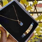 product_image_name-3D Fashion-Box cadeau homme composé de chaîne pendentif carré rectangulaire et bracelet  Doré  45cm En Acier Inoxydable idéal cadeau pour saint  valentin , anniversaire, mariage -3