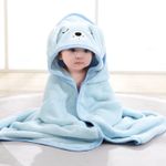 COUVERTURE À CAPUCHE OU SORTIE DE BAIN BÉBÉ 