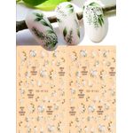 Fashion Stickers Pour Ongles 2Pièces:Multicolor