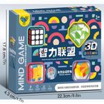 product_image_name-Generic-Coffret de 4 casse-têtes,Cube magique, labyrinthe, serpent et puzzle 3D-2