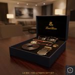 product_image_name-Fashion-Pack Accessoires Homme : Ceinture Classique, Montre et Lunettes - Édition Lai Bin-2