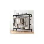product_image_name-Generic-Porte-Vêtements Multifonction avec Étagères – Rack de Rangement Moderne-2