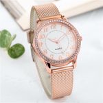 product_image_name-Fashion-Montre A Quartz Pour Femme - 21-Rose Gold/blanc-2