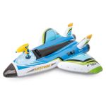 Generic Bouée gonflable avion à chevaucher plus pistolet piur enfants - image 6