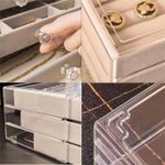 product_image_name-Generic-Cool Coffret à Bijoux Acrylique avec 3 Tiroirs Rangement Bijoux-6