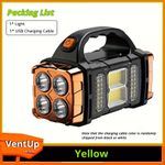 product_image_name-Generic-Lampe Torche LED Haute Luminosité Rechargeable Solaire, Lampe de Travail 3-en-1 avec Projecteur, Lanterne et Batterie Externe, Étanche pour Urgence-1