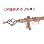 Belle Lot De 5 Tringles à Rideaux Extensible 2m a 3m