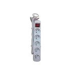 product_image_name-Generic-2 Multiprise Filaire / Rallonge, 5 Prises + Interrupteur - Blanc-2