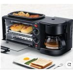 product_image_name-Generic-AGREABLE Machine à Petit-déjeuner Multifonctionnelle 3 En 1 (four électrique + Machine à Café Filtre)-1