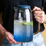 Generic Service à boisson en verre avec carafe et verres – Design transparent - image 3