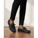 Baladeuse Homme en cuir-noir