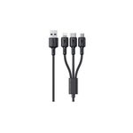 Oraimo Câble 3IN1 - LIGHTNING (iPhone) - MICRO USB - Type-C 