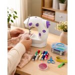 Generic Machine à Coudre Portable Mini – Kit de Couture Offert - image 5
