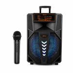 Generic Enceinte Bluetooth Karaoké 15 Pouces – Micros Inclus - image 2