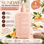 Gel Douche Hydratant Sunday Fleur d’Oranger & Vanille – 350 ml