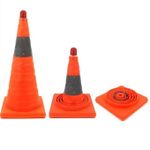 Generic Cône de Signalisation Pliable avec Base – Sécurité Routière Compacte - image 3