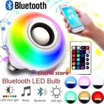 product_image_name-Generic-Haut-parleur De Musique Ampoule Bluetooth 2 En 1 - Lumières De Haut-parleur LED-1