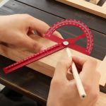 Generic High Precision Adjustable Woodworking Protractor, Multi-Functional DIY Angle Marking Ruler - image 3