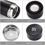 Generic Gobelet Isotherme 500ML Acier Inox, Double Paroi​ Affichage Tactile Étanche - image 3