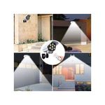 Generic Puissant Lampe Murale Solaire Avec Capteur De Mouvement - image 2