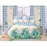 Belle Lot Complet 6 Pièces : 2 Draps + 2 Taies + 2 Rideaux – Design Élégant et Confort Assuré 