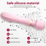 product_image_name-Generic-3-in-1 Heating Vibrator  Wand Massage Toy for Female  10 speed Dual Stimulation Vibrator with Lingerie Free Gift-7