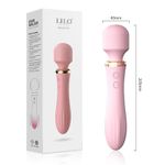 product_image_name-Generic-3-in-1 Heating Vibrator  Wand Massage Toy for Female  10 speed Dual Stimulation Vibrator with Lingerie Free Gift-8