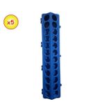 Lot 05 Mangeoire Lineaire Anti Gaspillage 50Cm - Bleu