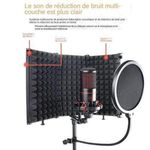 Generic Bouclier D'isolation De Microphone Pliable