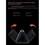 Generic Bouclier D'isolation De Microphone Pliable - image 6